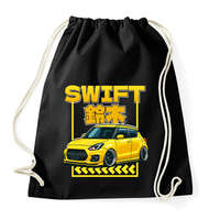 printfashion Suzuki swift - Sportzsák, Tornazsák - Fekete