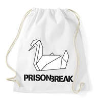 printfashion prison break fekete - Sportzsák, Tornazsák - Fehér