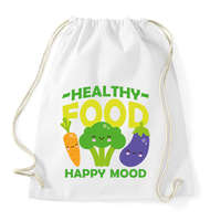 printfashion Healthy food - Sportzsák, Tornazsák - Fehér