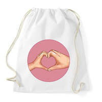 printfashion Gyerek és szülő szeretet - Sportzsák, Tornazsák - Fehér