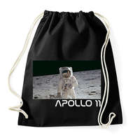 printfashion Apollo 11 - Sportzsák, Tornazsák - Fekete