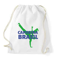 printfashion CAPOEIRA BRASIL - Sportzsák, Tornazsák - Fehér