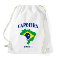 printfashion CAPOEIRA BRAZIL - Sportzsák, Tornazsák - Fehér