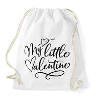 printfashion My Little Valentine - Sportzsák, Tornazsák - Fehér