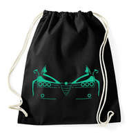 printfashion Alfa Romeo 159 türkiz - Sportzsák, Tornazsák - Fekete