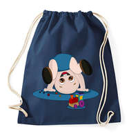 printfashion Baba és a kis vonat - Sportzsák, Tornazsák - Sötétkék