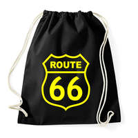 printfashion route 66 - Sportzsák, Tornazsák - Fekete