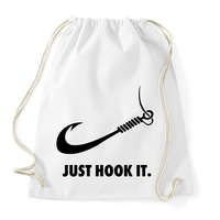printfashion Just hook it - Sportzsák, Tornazsák - Fehér
