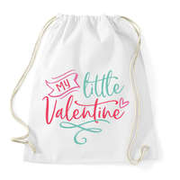 printfashion My Little Valentine - Sportzsák, Tornazsák - Fehér