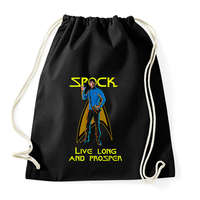printfashion spock - Sportzsák, Tornazsák - Fekete