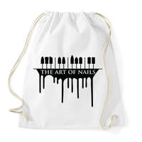 printfashion The art of nails - Sportzsák, Tornazsák - Fehér