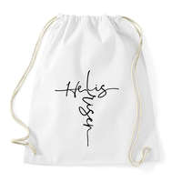 printfashion He is risen - Sportzsák, Tornazsák - Fehér