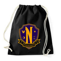 printfashion Nevermore Academy - Sportzsák, Tornazsák - Fekete