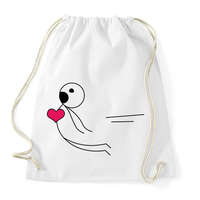 printfashion Mágneses vonzás - Férfi - Sportzsák, Tornazsák - Fehér