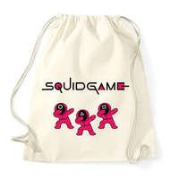 printfashion Squid game trio dab fekete - Sportzsák, Tornazsák - Natúr
