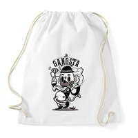 printfashion Gangsta Sh*t - Sportzsák, Tornazsák - Fehér