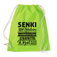 printfashion GOMBÁSZ - Sportzsák, Tornazsák - Limezöld