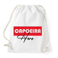 printfashion Capoeira hero - Sportzsák, Tornazsák - Fehér