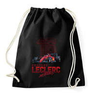 printfashion Charles Leclerc - Sportzsák, Tornazsák - Fekete