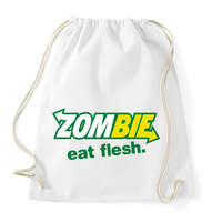 printfashion Zombi szendvics - Sportzsák, Tornazsák - Fehér