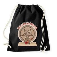 printfashion Heavy Metal Hamster - Sportzsák, Tornazsák - Fekete