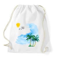 printfashion NYÁRI KÉP - Sportzsák, Tornazsák - Fehér