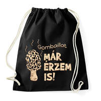 printfashion Gombász ajándék - Sportzsák, Tornazsák - Fekete