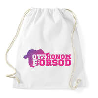 printfashion Otthonom Borsod - Sportzsák, Tornazsák - Fehér