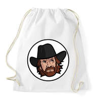 printfashion Chuck Norris - Sportzsák, Tornazsák - Fehér