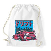 printfashion Japán sportkocsi - Sportzsák, Tornazsák - Fehér