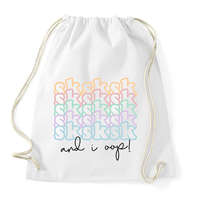 printfashion SKS - Sportzsák, Tornazsák - Fehér