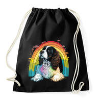 printfashion Cavalier King Charles spániel - Sportzsák, Tornazsák - Fekete