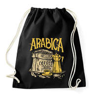 printfashion Arab kávé - Sportzsák, Tornazsák - Fekete