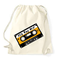 printfashion Rap Mix 80's retro zenék - Sportzsák, Tornazsák - Natúr