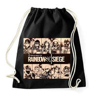 printfashion Rainbow six siege - Sportzsák, Tornazsák - Fekete