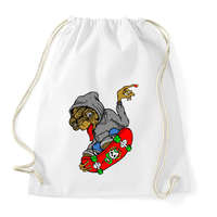 printfashion E.T. on the board - Sportzsák, Tornazsák - Fehér