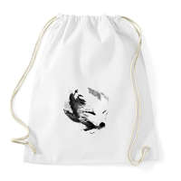 printfashion White fox - Sportzsák, Tornazsák - Fehér