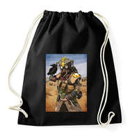 printfashion Bloodhound - Apex Legends - Sportzsák, Tornazsák - Fekete