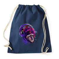 printfashion Vad zenék - Sportzsák, Tornazsák - Sötétkék