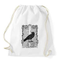 printfashion A Holló - Sportzsák, Tornazsák - Fehér