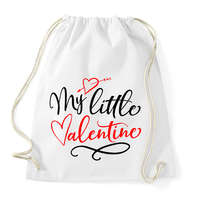 printfashion My Little Valentine - Sportzsák, Tornazsák - Fehér