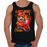 printfashion Charles Leclerc Forma 1 - Férfi atléta - Fekete