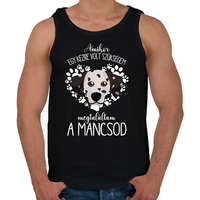 printfashion Megtaláltam a mancsod - Dalmata - Férfi atléta - Fekete