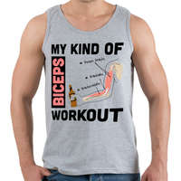 printfashion My Kind Of BICEPS Workout /r/ - Férfi atléta - Sport szürke