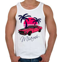 printfashion Miami - Férfi atléta - Fehér