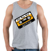 printfashion Rap Mix 80's retro zenék - Férfi atléta - Sport szürke