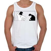 printfashion Mia&Vincent - Férfi atléta - Fehér