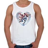 printfashion Boldog szerelem télen - Férfi atléta - Fehér