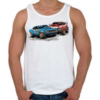 printfashion Roncsderbi - Férfi atléta - Fehér