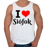 printfashion I love Siófok - Férfi atléta - Fehér